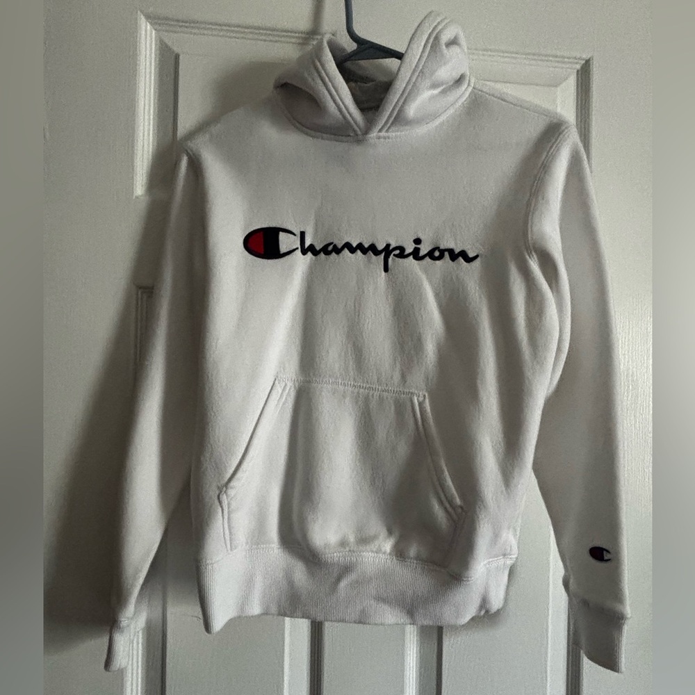 Champion Classic White Sweatshirt